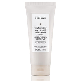 Naturium front packaging showcasing product and smoothing benefits