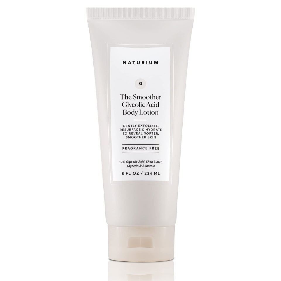 Naturium front packaging showcasing product and smoothing benefits