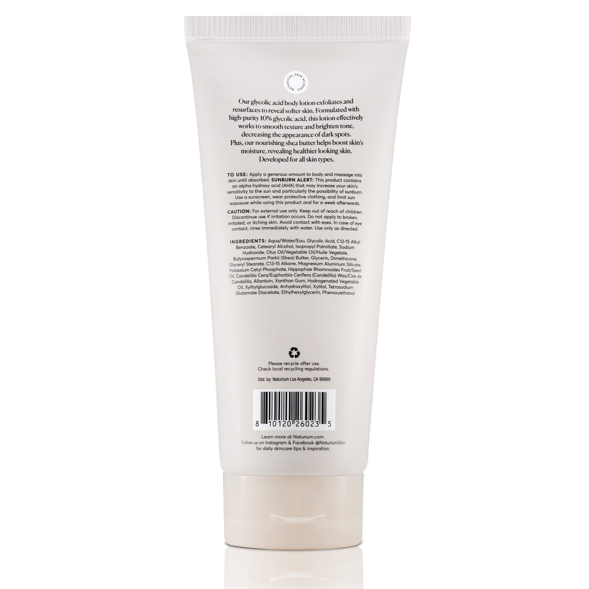 Naturium on bathroom shelf styled for daily body-care routine benefit
