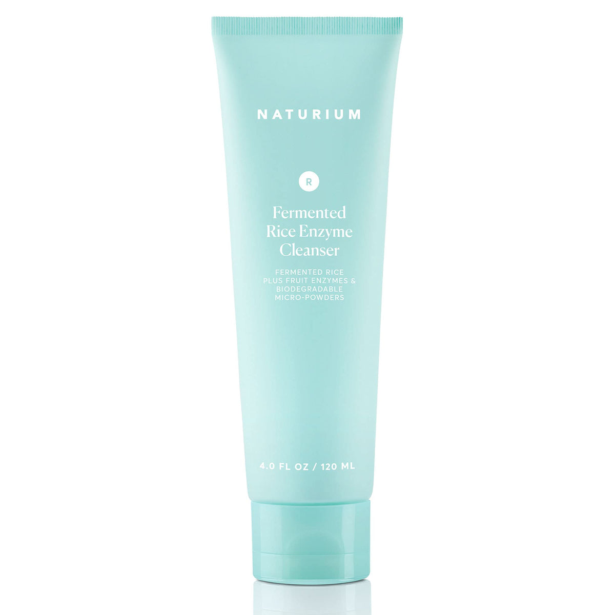 Naturium texture close-up showing creamy paste and gentle micro-powders