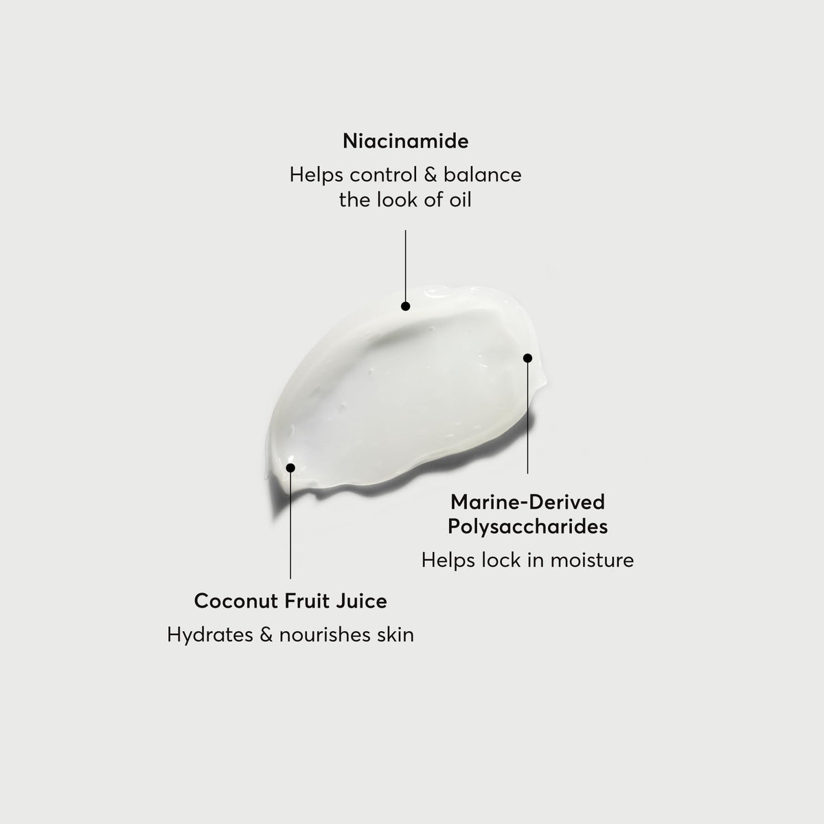 Naturium texture close-up of gel-cream showing lightweight hydration