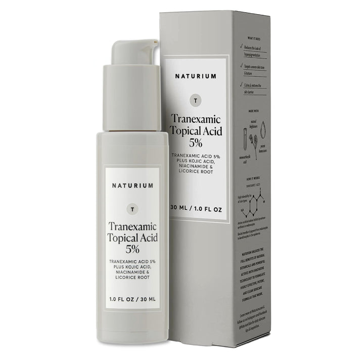 Naturium front bottle showing clean packaging and active blend benefits