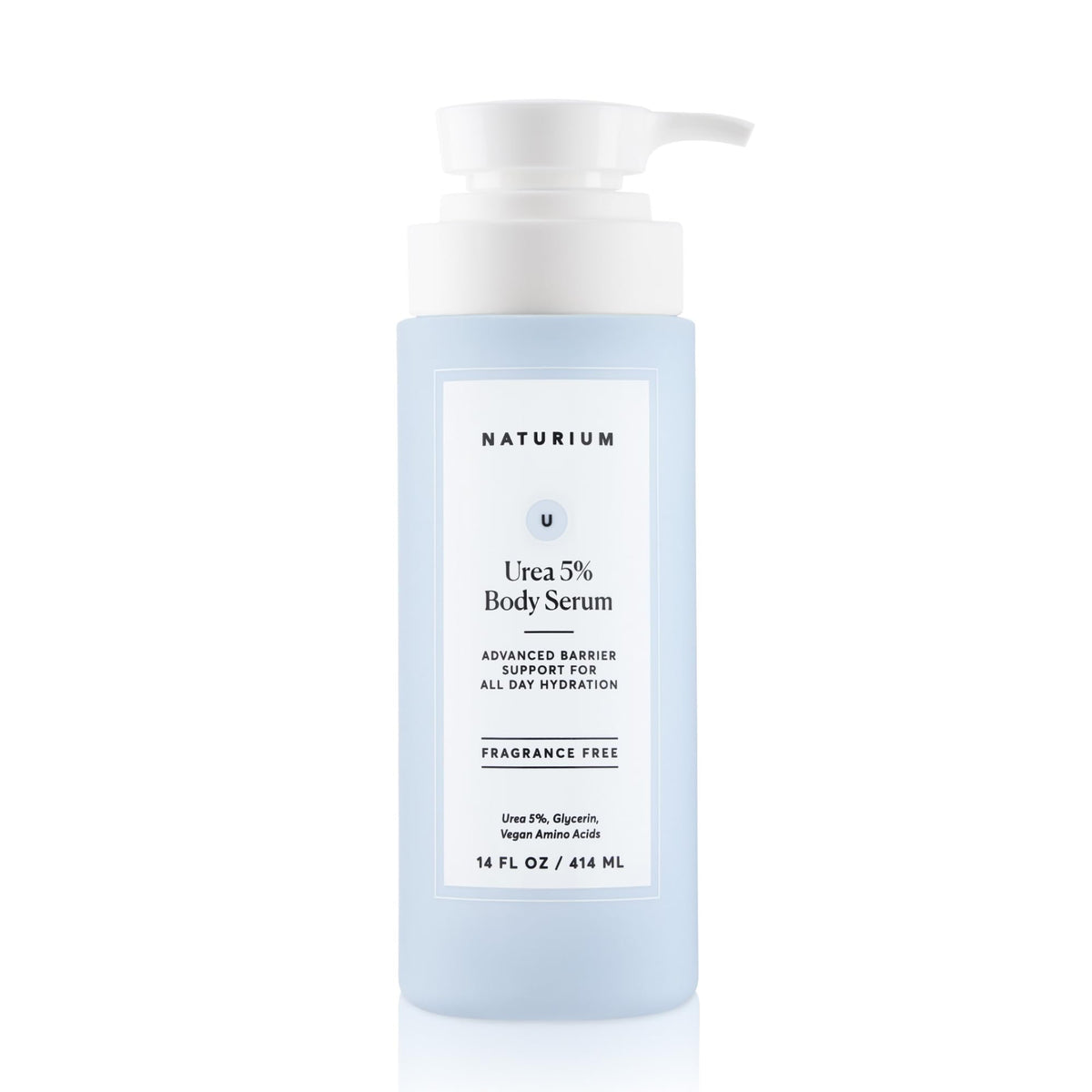 Naturium bottle front view showing product and clear branding for hydration benefit