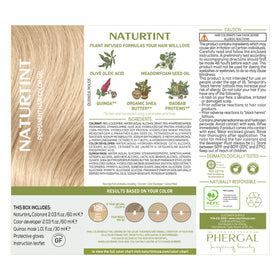 Naturtint before and after comparison showing gray coverage result