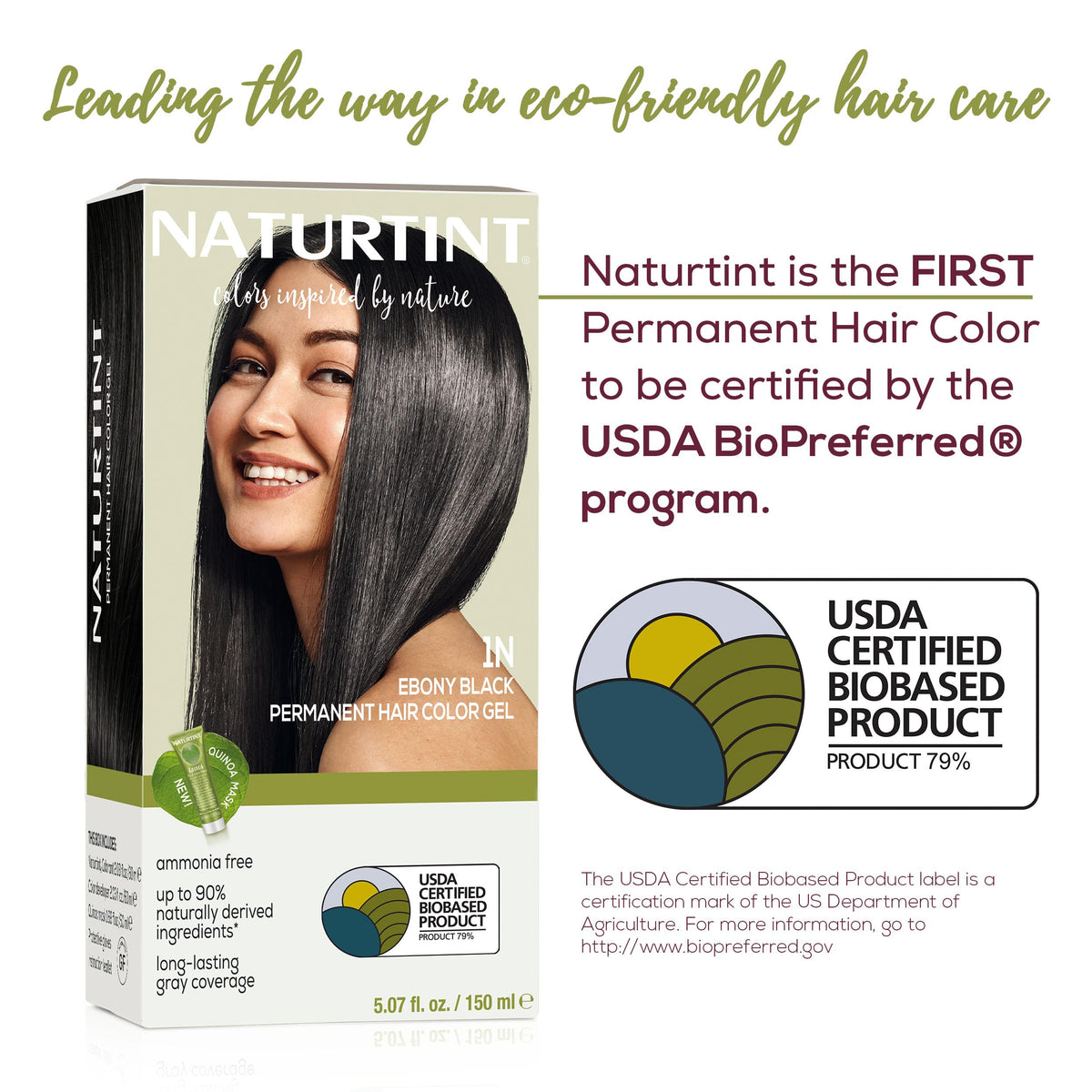 Naturtint application in hand demonstrating easy at-home use