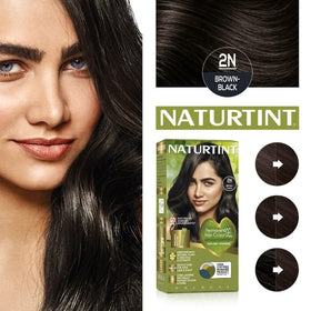 Naturtint developer bottle and colorant tube contents for easy mixing