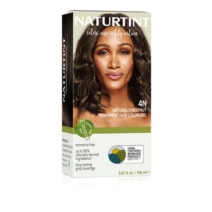 Naturtint front packaging showing 4N Natural Chestnut and benefits