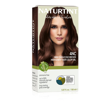 Naturtint front packaging showing shade 4NC and key benefits