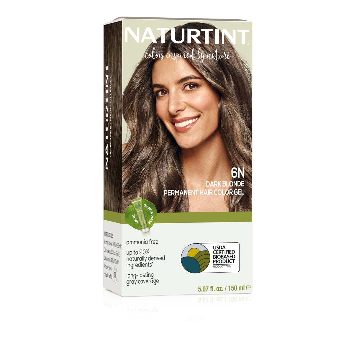 Naturtint front packaging showing dark blonde shade and benefits