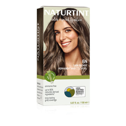 Naturtint front packaging showing dark blonde shade and benefits