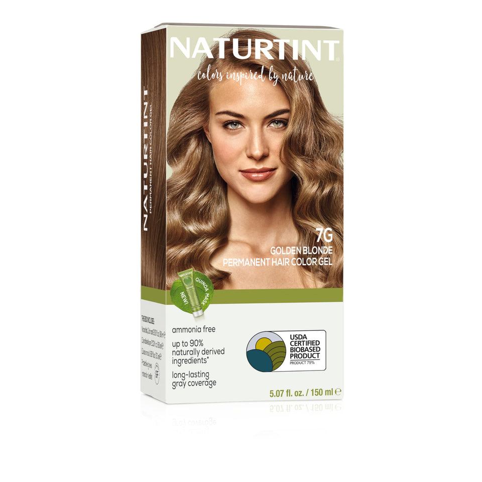 Naturtint front packaging showing 7G Golden Blonde and benefits