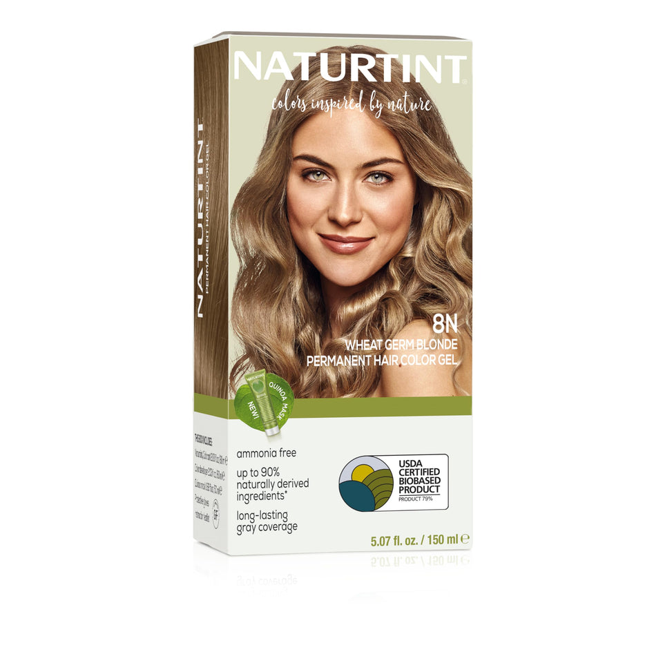 Naturtint 8N front packaging showing product and shade benefits