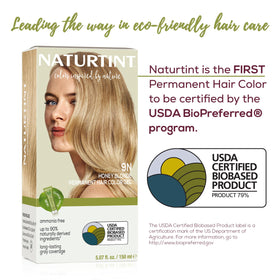 Naturtint being applied to hair demonstrating easy at-home, mess-free use