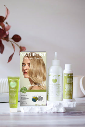 Naturtint color cream texture close-up highlighting nourishing plant-based formula
