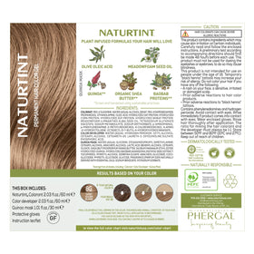 Naturtint application in bathroom showing mess-free home use benefit