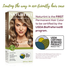 Naturtint application in hand over sink demonstrating easy use