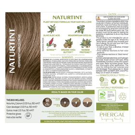 Naturtint before and after comparison showing gray coverage result