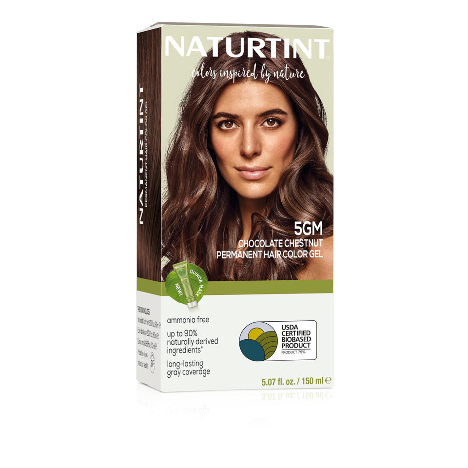 Naturtint front packaging showing chocolate chestnut shade and benefits