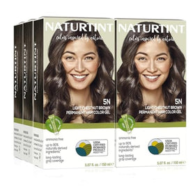 Naturtint front packaging shows 5N light chestnut brown and benefits