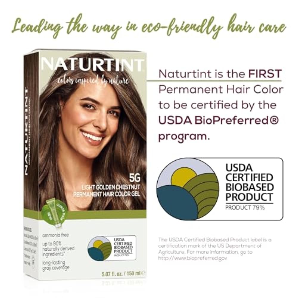Naturtint instruction leaflet and tools display aiding mess-free application