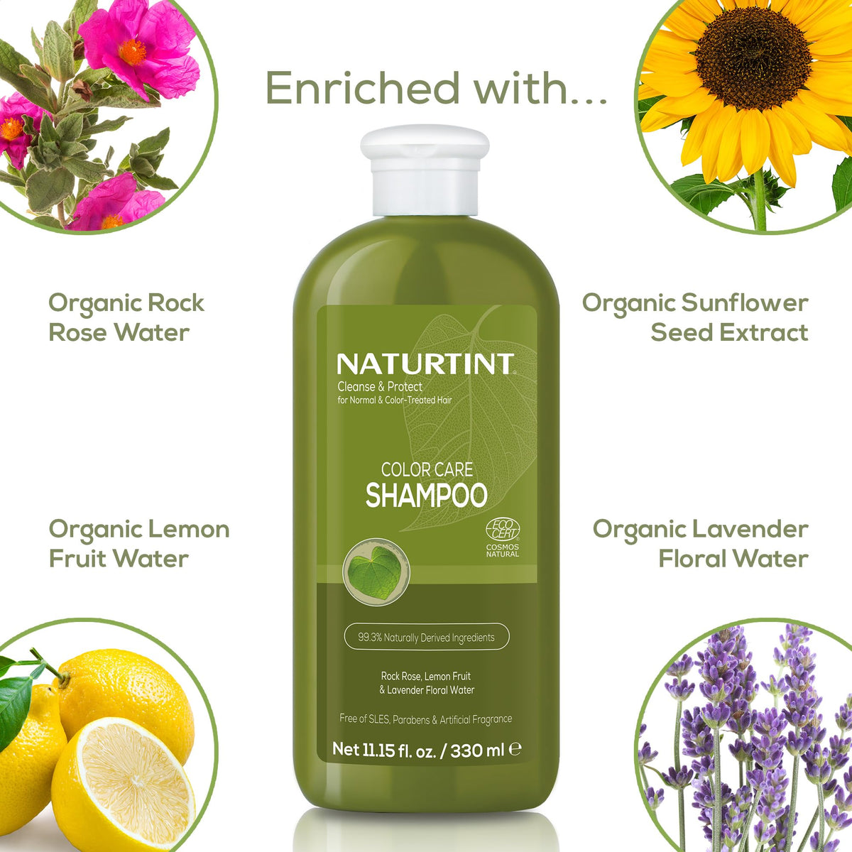 Naturtint shampoo lather texture demonstrating gentle foam