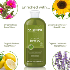 Naturtint shampoo lather texture demonstrating gentle foam