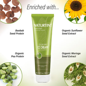 Naturtint leave-in conditioner texture on hand illustrating lightweight feel