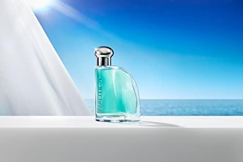 Nautica Classic held in hand showing scale and travel-convenient 3.4 fl oz size