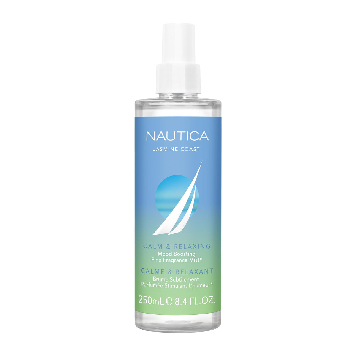 Nautica Jasmine Coast front bottle showing label and size, easy identification