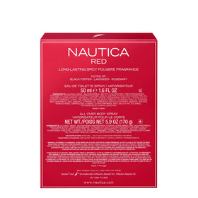 Nautica red in hand lifestyle demonstrating travel-friendly convenience