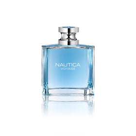 Nautica Voyage front bottle view showing fresh design and easy-spray convenience
