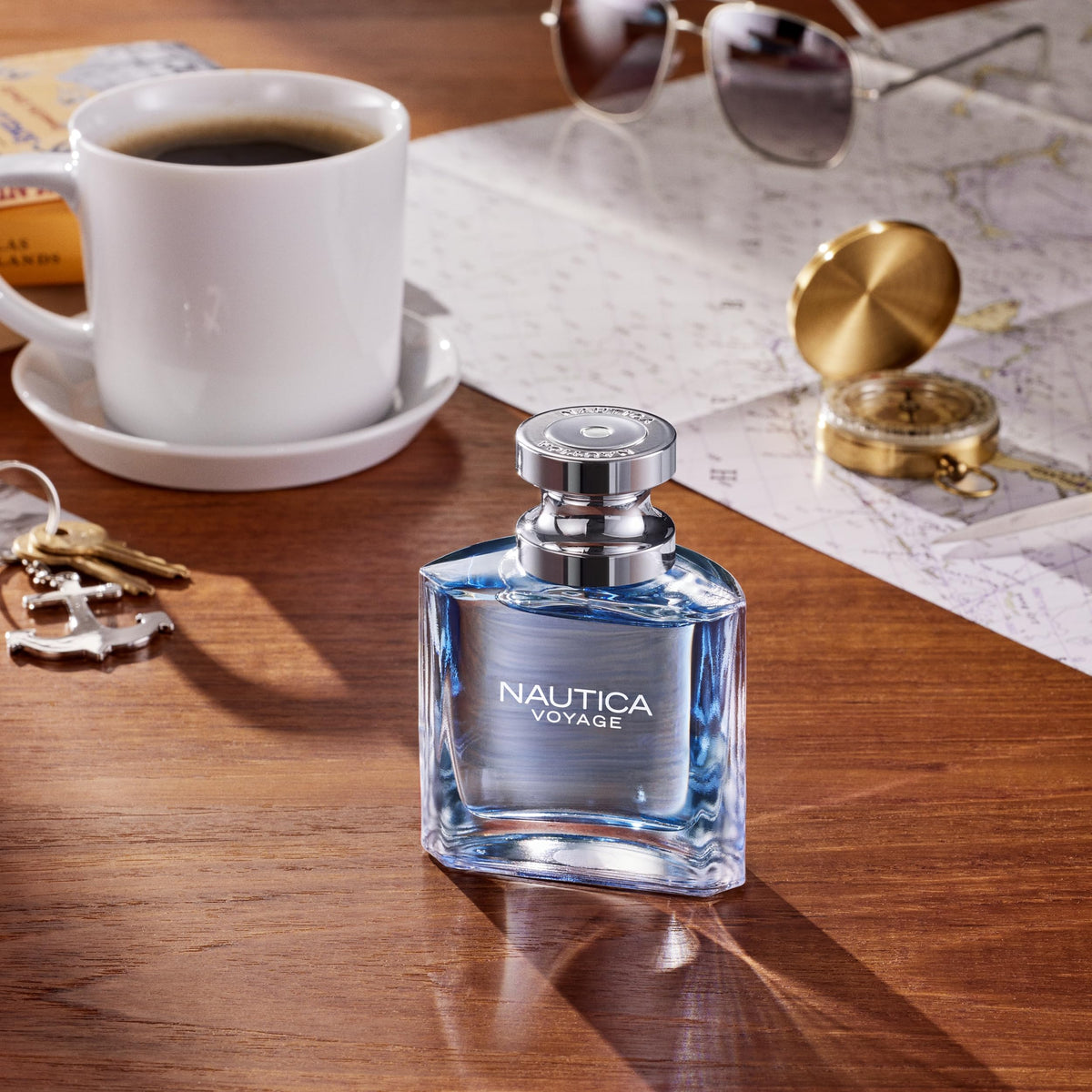 Nautica Voyage side label detail highlighting brand and ingredient clarity