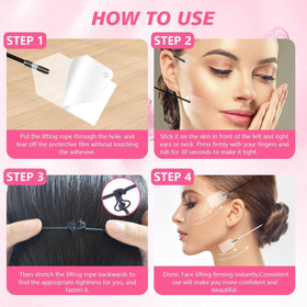 NBF makeup blend invisible effect showing tapes hidden under foundation