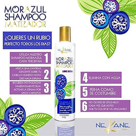 NE KANE CAPILAR applied to platinum hair to reduce brassiness