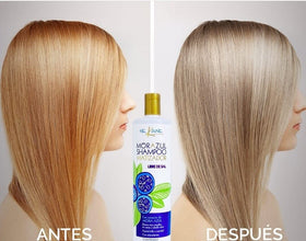 NE KANE CAPILAR dispensing shampoo from the bottle for easy use