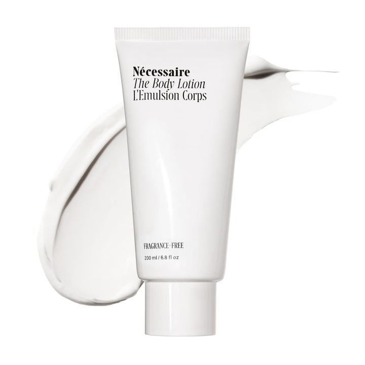 Nécessaire front bottle shot showing clean packaging and easy dispensing benefit
