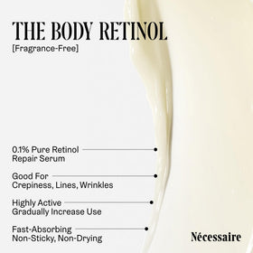 Nécessaire product label ingredient list emphasizing clean formulation