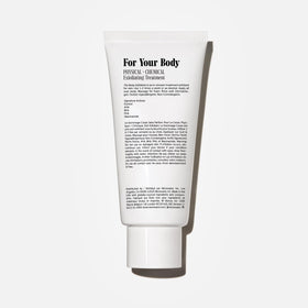 Nécessaire close-up pumice texture highlighting gentle physical exfoliation