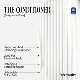 Nécessaire conditioner ingredient label close-up highlighting key actives