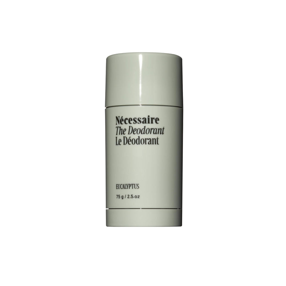 Nécessaire front packaging showing eucalyptus scent and benefits