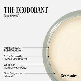 Nécessaire product label and ingredient list highlighting actives
