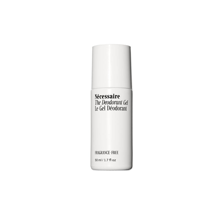 Nécessaire front bottle shot showing sleek gel packaging and clean design