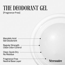Nécessaire gel texture close-up showing lightweight non-sticky finish