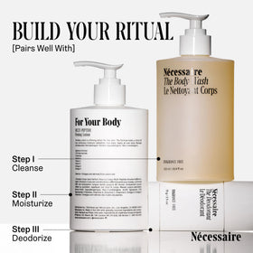 Nécessaire mandelic acid concept image indicating gentle exfoliation benefit