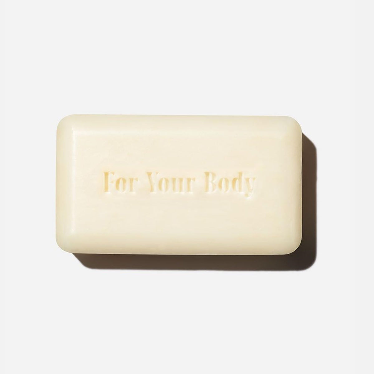 Nécessaire bar surface close-up revealing grainy texture to buff dead skin