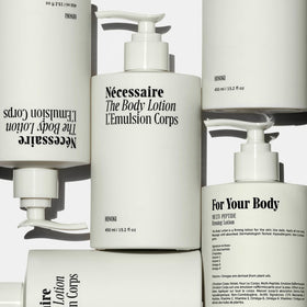 Nécessaire pump closeup highlighting dispenser for controlled, mess-free use
