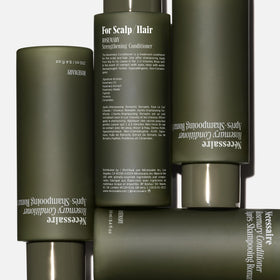 Nécessaire cream texture close-up revealing lightweight gel-cream for smooth hair
