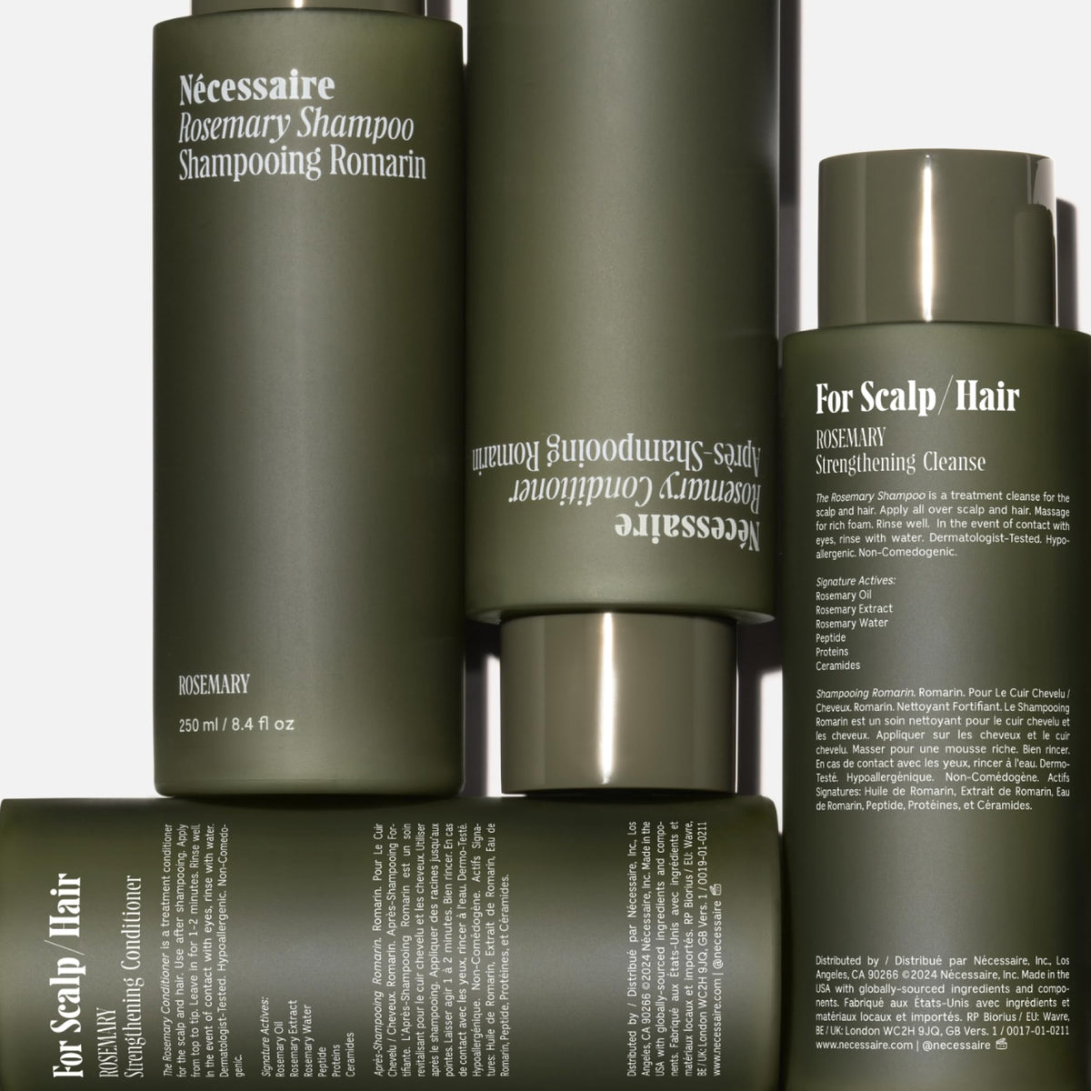 Nécessaire conditioner cream texture showing lightweight detangling benefit