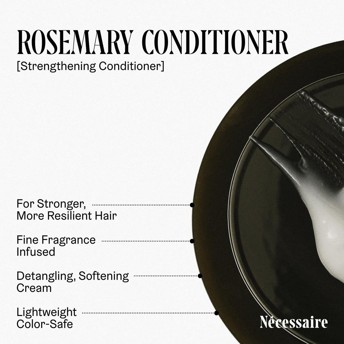Nécessaire rosemary sprigs and oil drops, botanical strengthening benefit