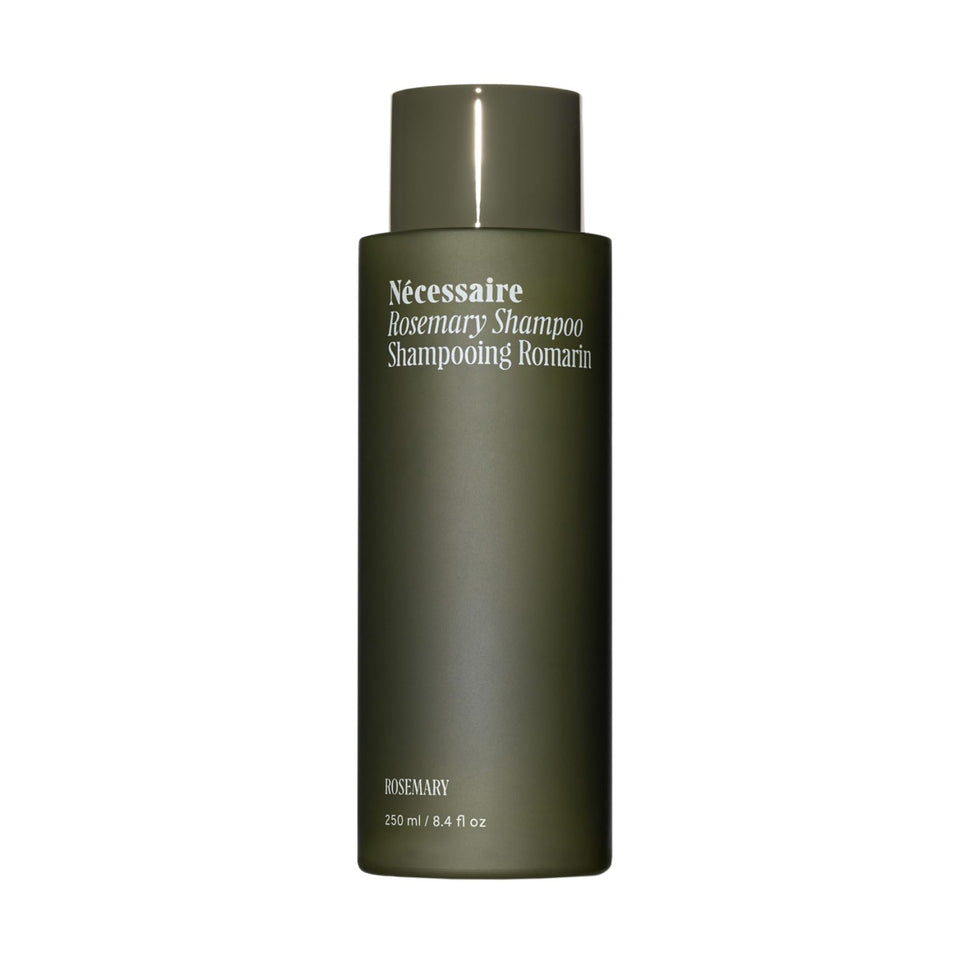 Nécessaire front bottle showing clean design and product benefits